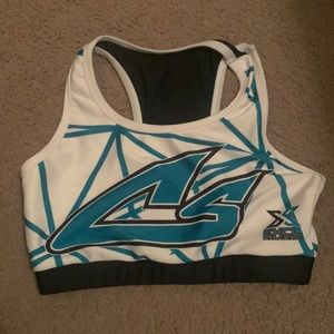 Cheer sport sharks sports bra